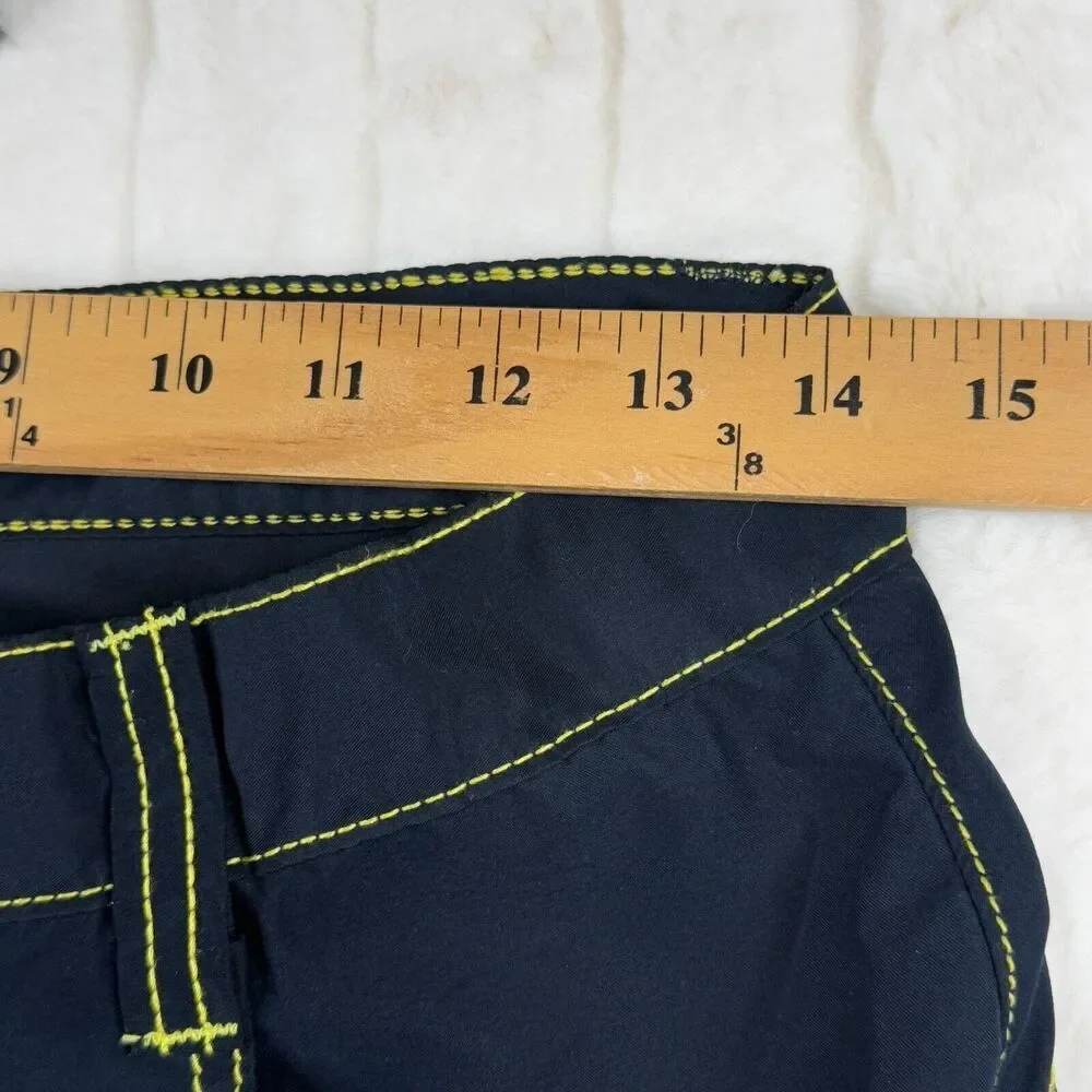Vintage GAT Gypsies And Thieves Wide Leg Pants 28x25 Blue Wide Leg Y2K 90's Rave - Picture 5 of 15
